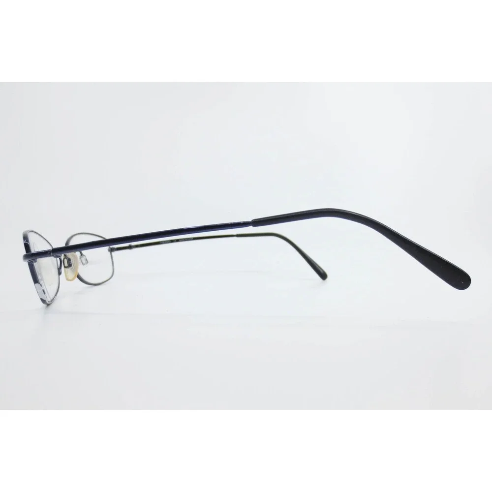 Capezio CZ 23 Royal Blue Oval Metal Eyeglass Frames 51-18-135 Full Rim Eyewear
